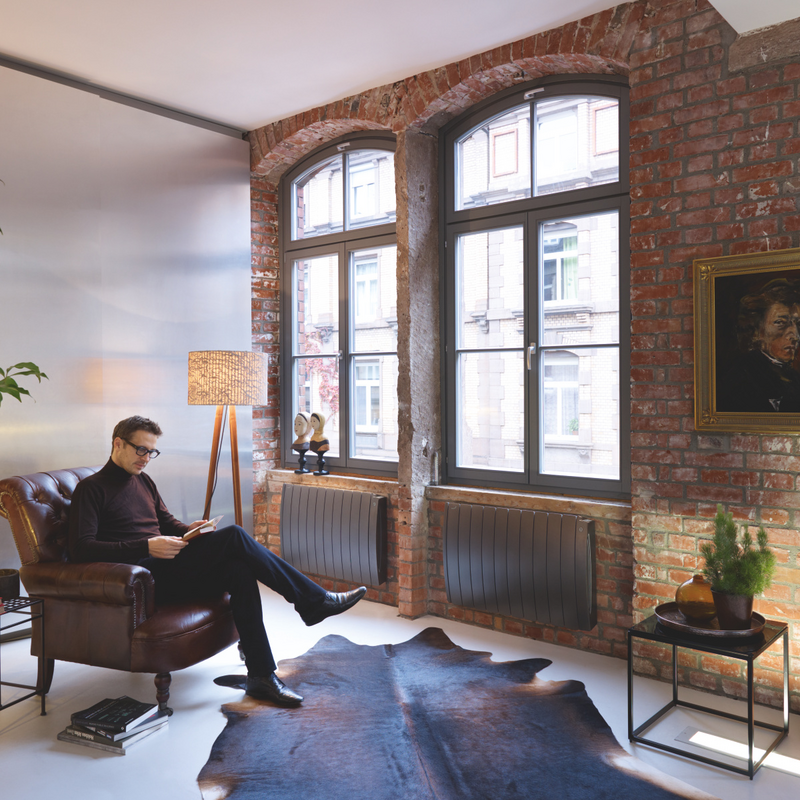 Rendering Farë Tech Decorative radiator Front view