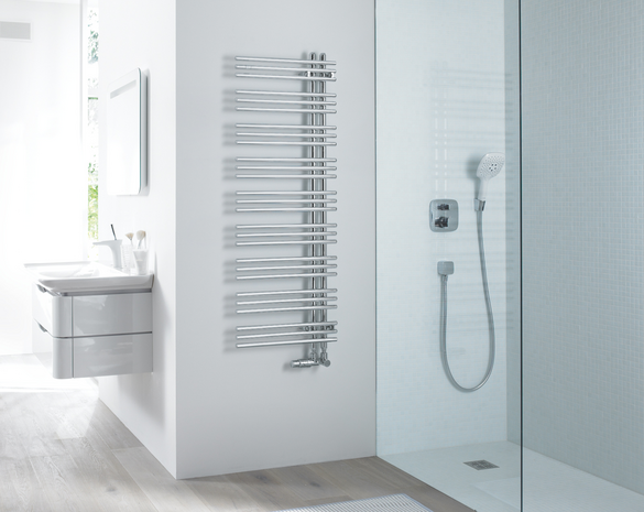 Rendering Zehnder Yucca Asym Decorative radiator 