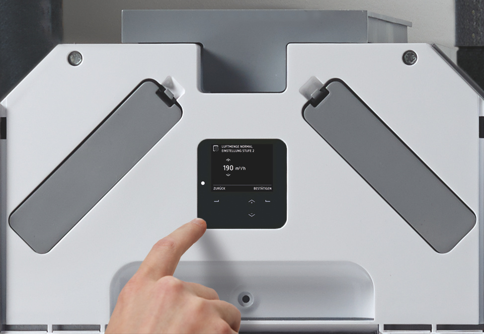 Ovládání komfortní větrací jednotky Zehnder ComfoAir Q