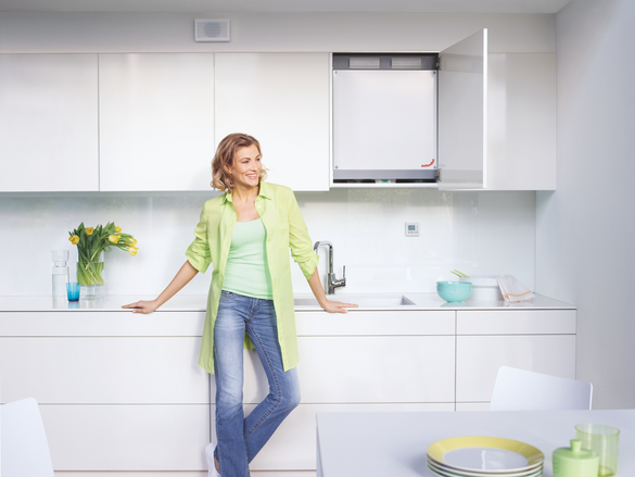 Key Visual Zehnder ComfoAir 180 Comfortable indoor ventilation Front view