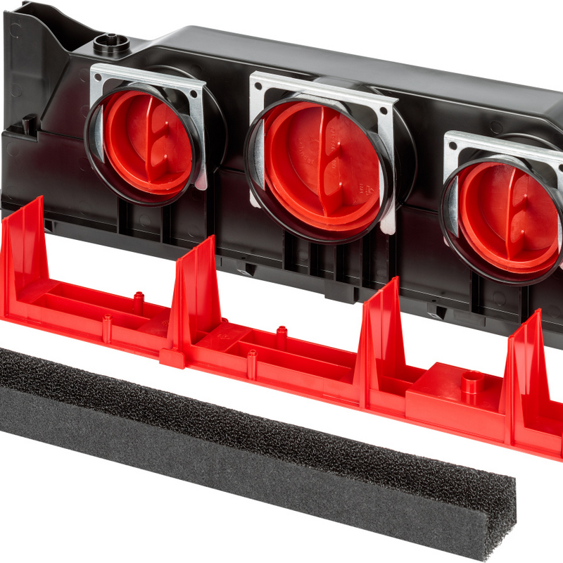 Rendering Zehnder ComfoCase CSB-P Comfortable indoor ventilation Front view