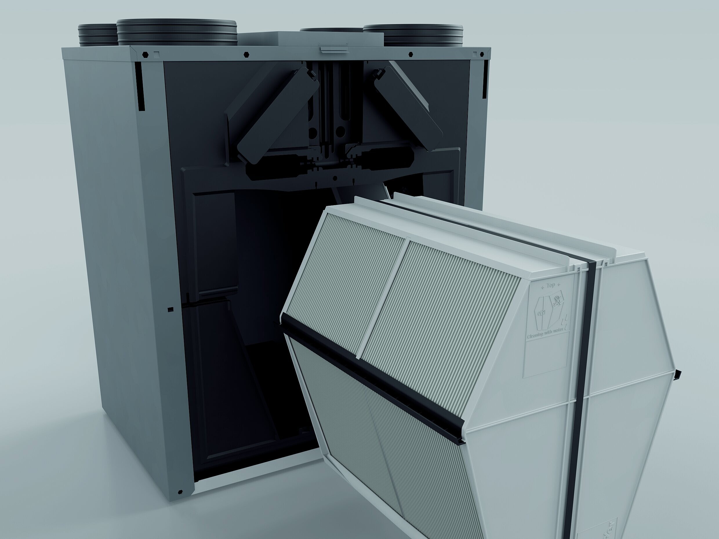 Entalpický výměník komfortní větrací jednotky Zehnder ComfoAir Q