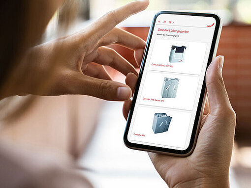Eshop s originálními filtry Zehnder 