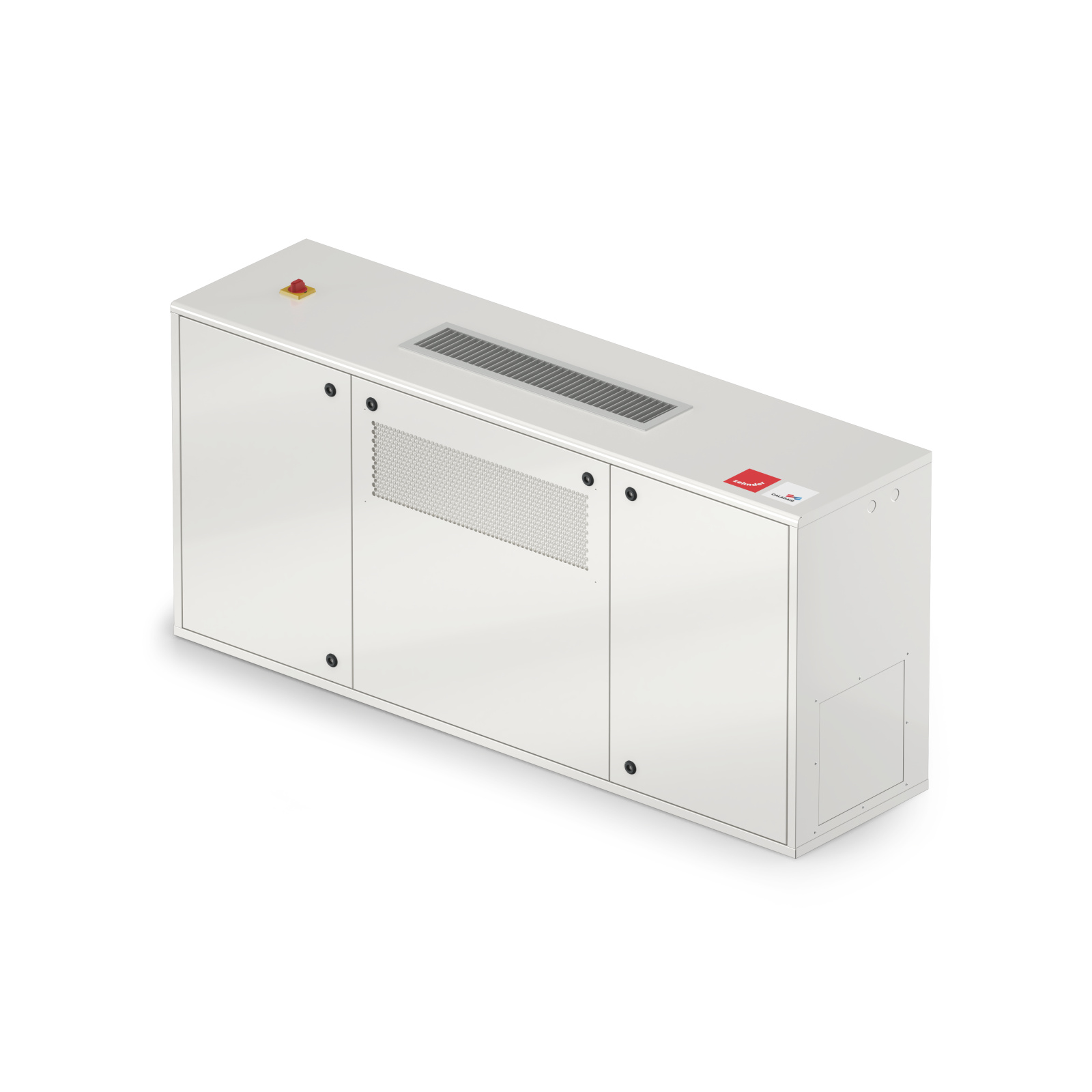 Cut-Out Zehnder Eversky Schoolventilation Comfortable indoor ventilation Angled view