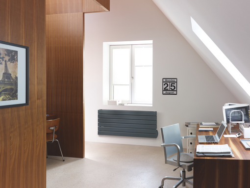 Rendering Zehnder Roda Decorative radiator Front view