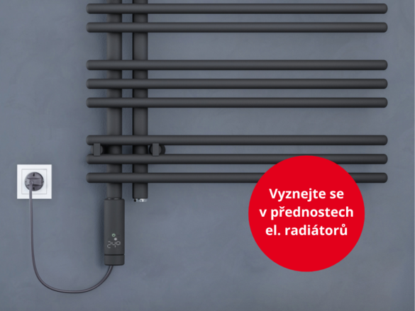 Webinář Zehnder | Designové radiátory | Typy elektrických koupelnových radiátorů a účely použití