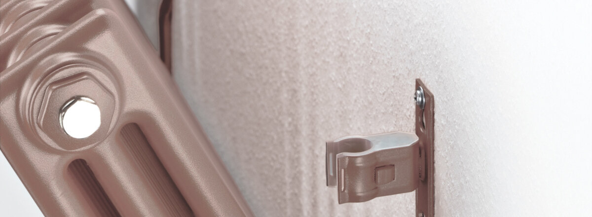 Zehnder Charleston - upevňovací systém EasyFix umožňuje snadnou montáž