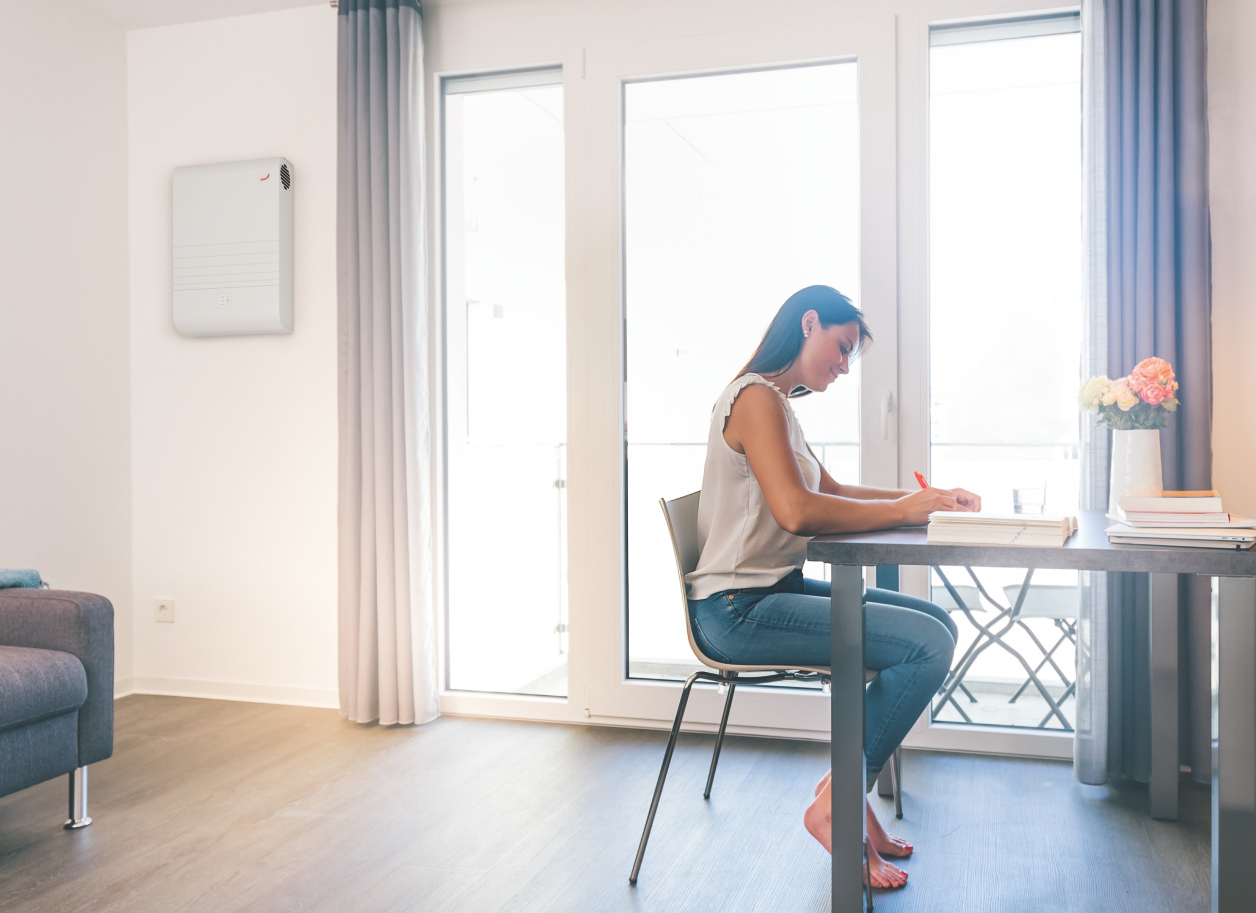 Komfortní decentrální větrání v malé bytové jednotce díky Zehnder ComfoAir 70.