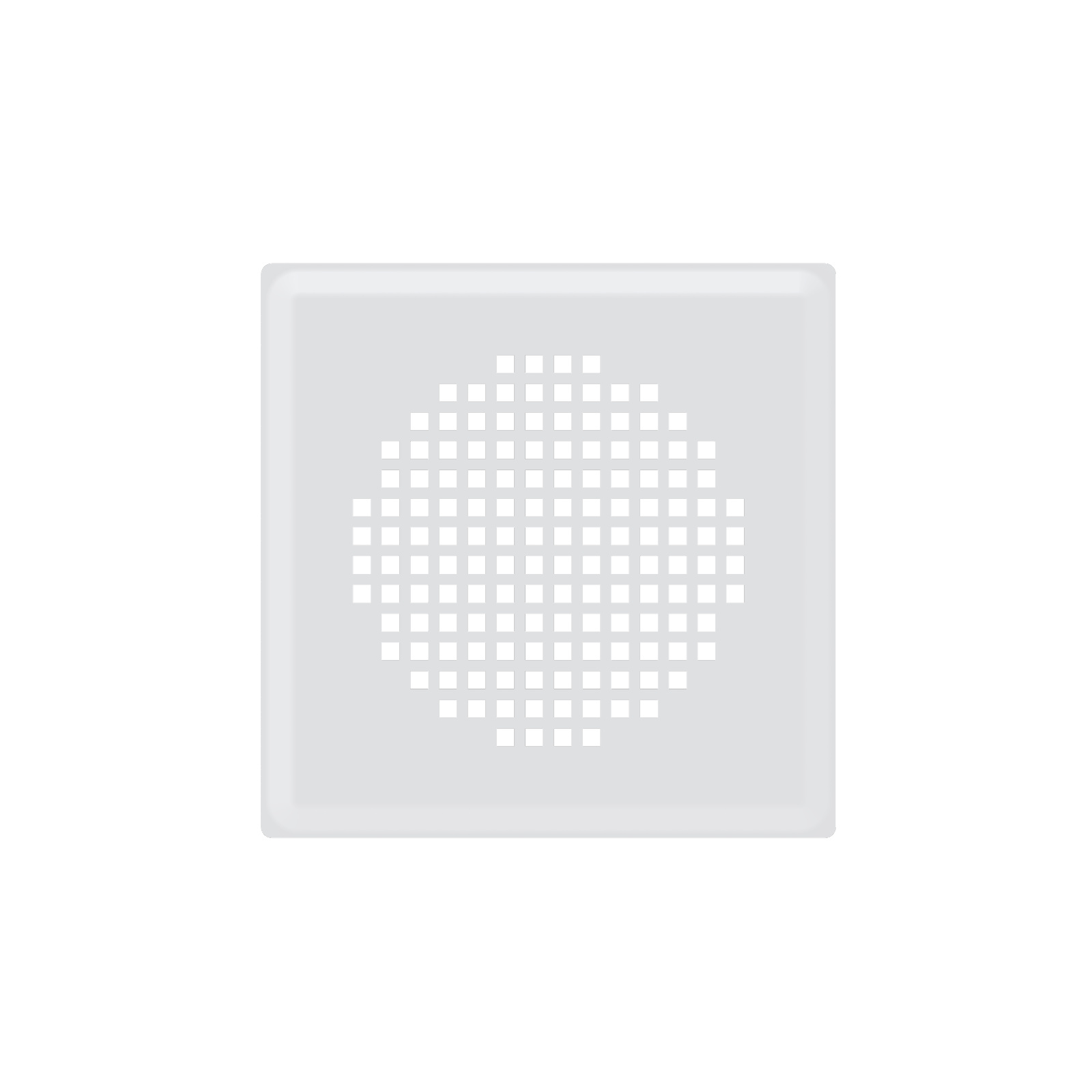 Rendering Zehnder ComfoGrid CLRF/TVA DN125 round Comfortable indoor ventilation Angled view