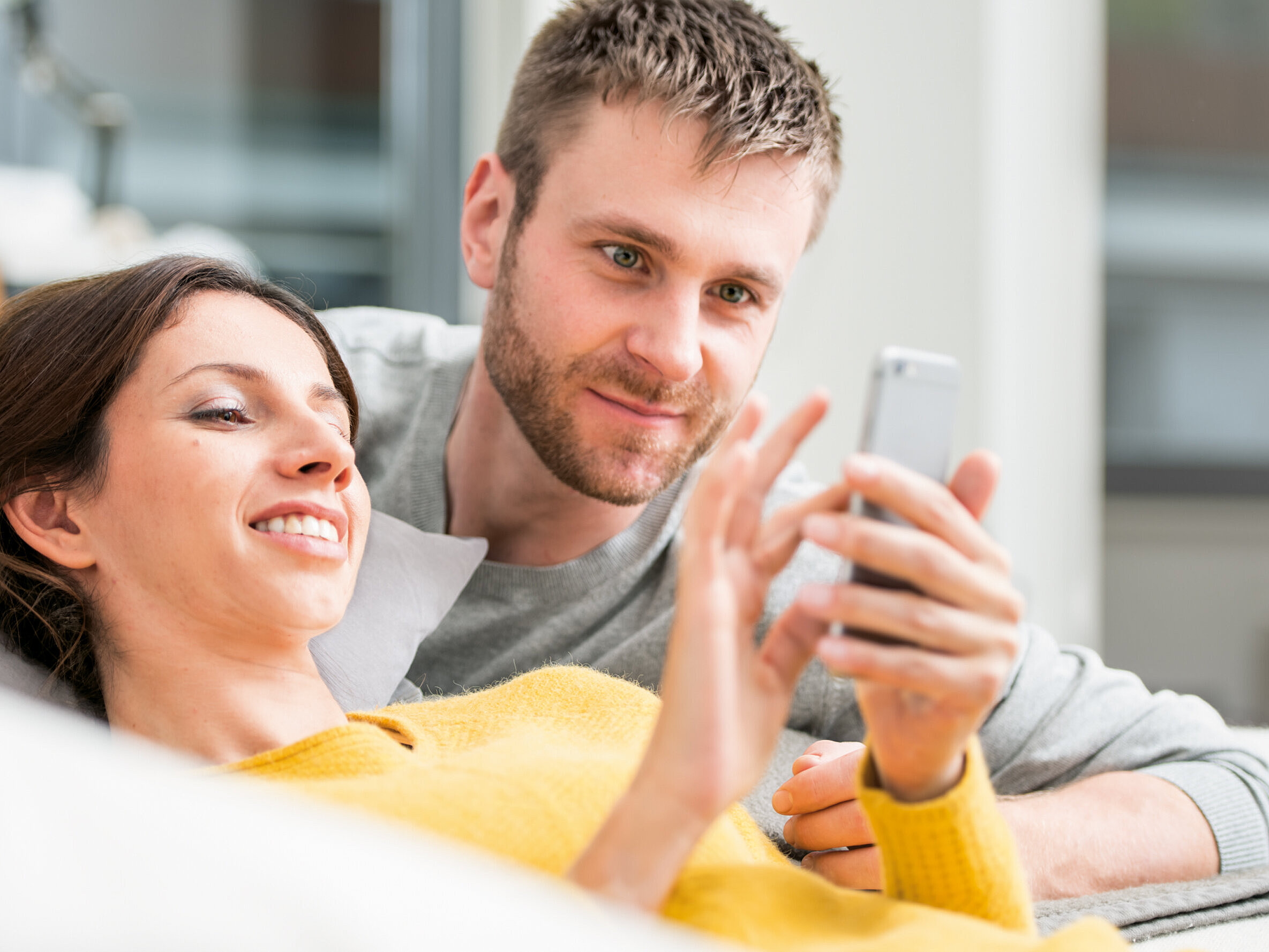 Ovládání množství vzduchu v interiéru při řízeném větrání pomocí aplikace.