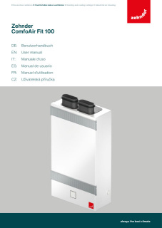 Zehnder_CSY_ComfoAir-Fit-100_USR_MAN_global
